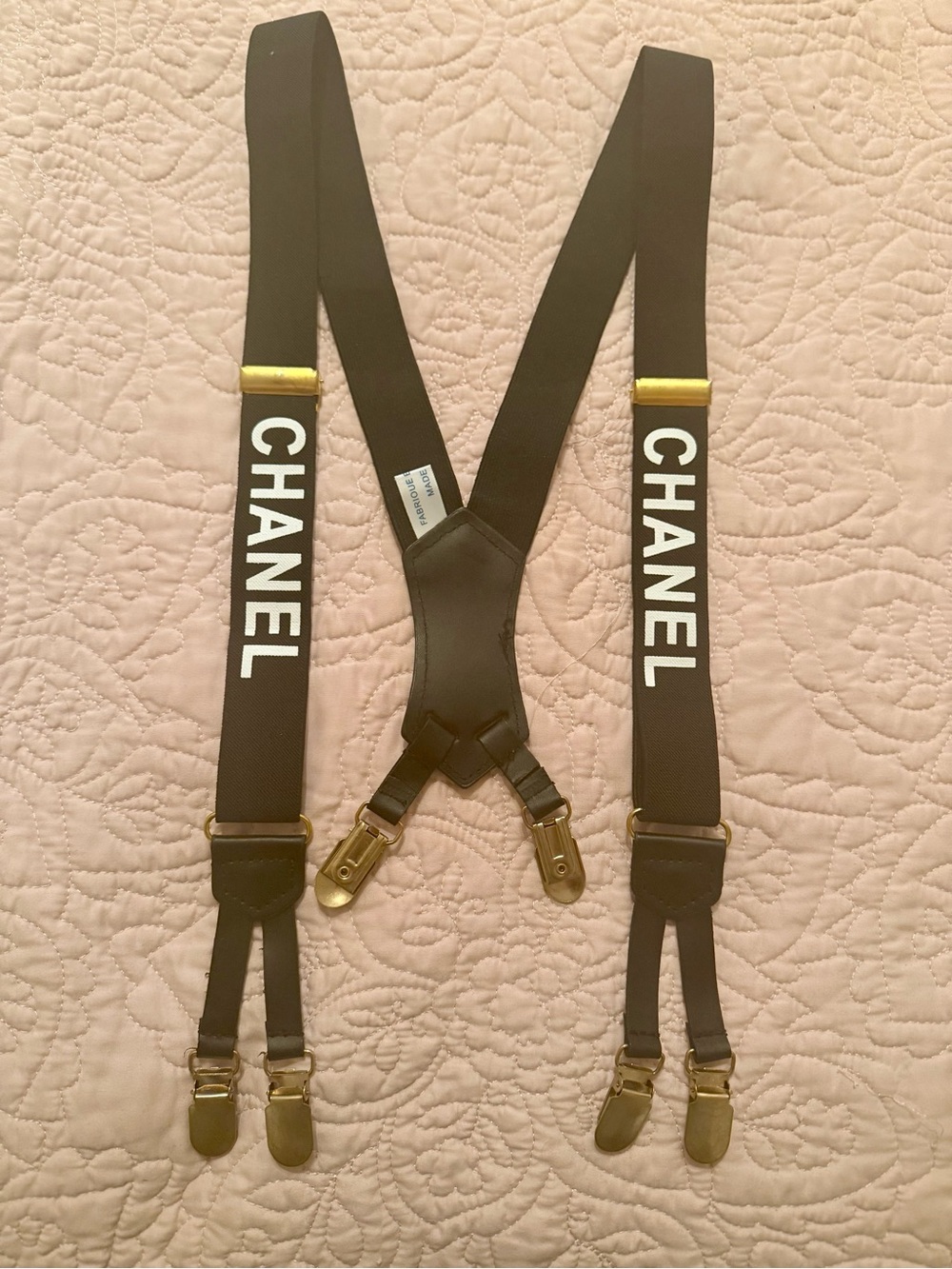 High Fashion Logo Black
Suspenders
